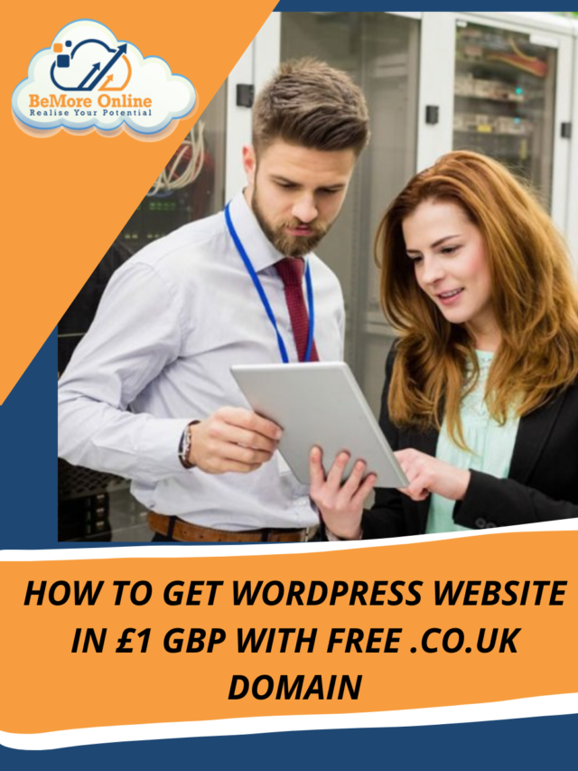 How To Get WordPress Website in £ 1 GBP
